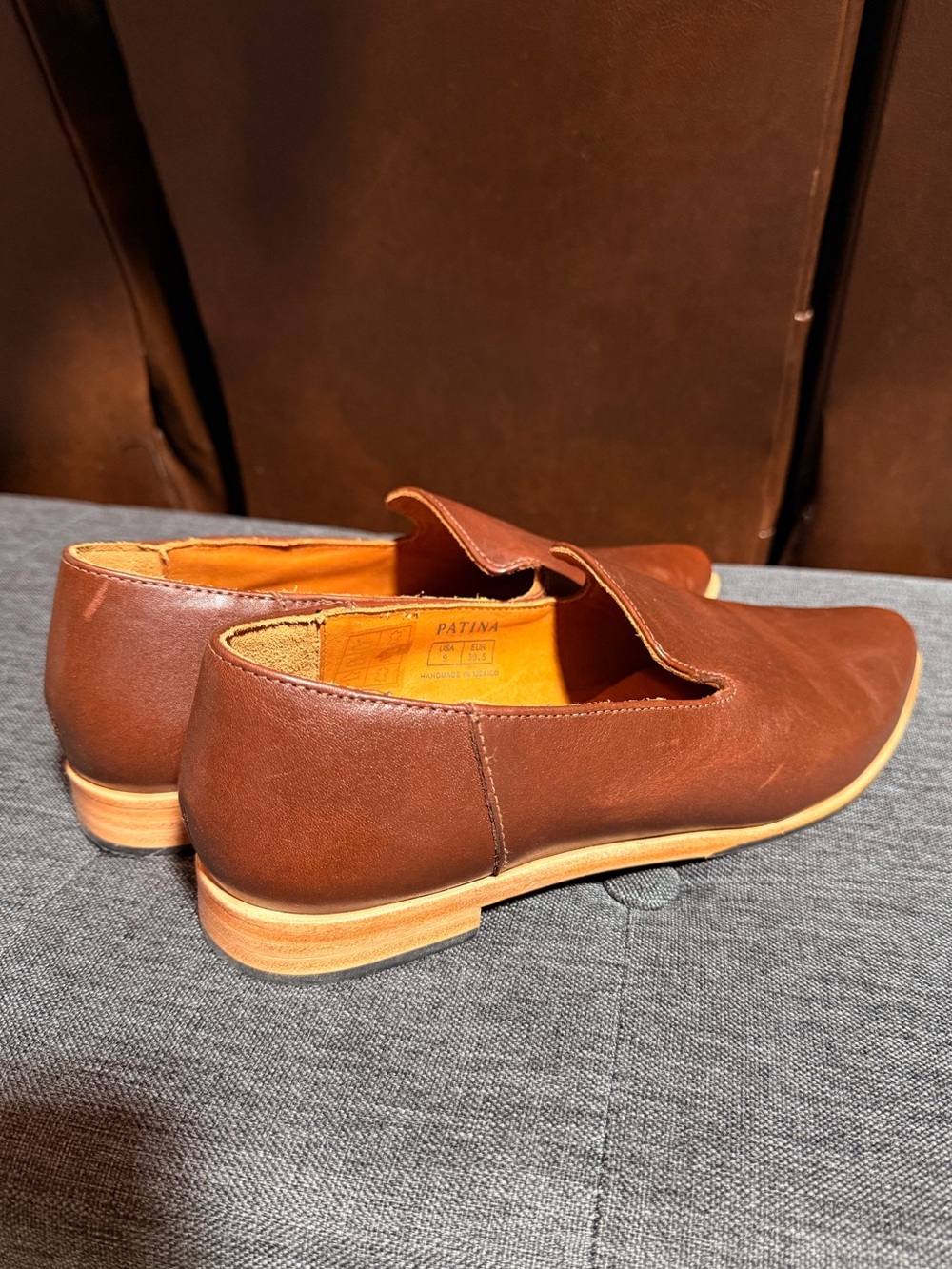 Patina by Portland Leather Goods Handmade Pointed Flats [size9 women] - Picture 3 of 11